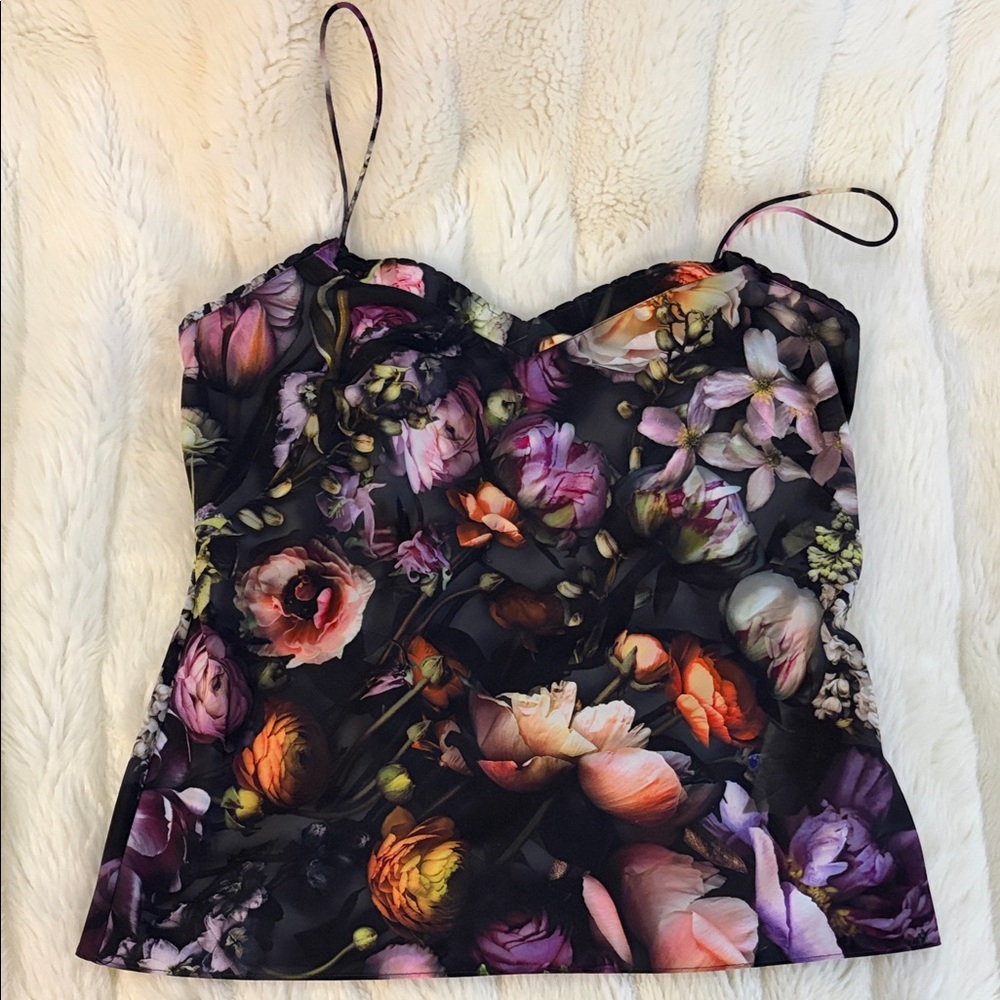 Ted Baker London Multicolor Floral Tank Top